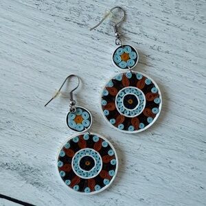 Handcrafted Paper Quilled Multicolor Earrings